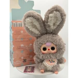 Baby Three BB3 New Open Box Confirmed Lily Rabbit Town V1 Gray with Boba Eyes